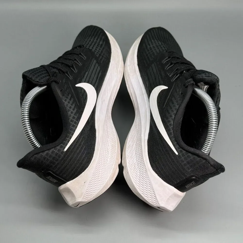 Nike Air Zoom Pegasus 39 Women 8.5 Black White Low Lace Running Athletic Sneaker - Picture 6 of 9